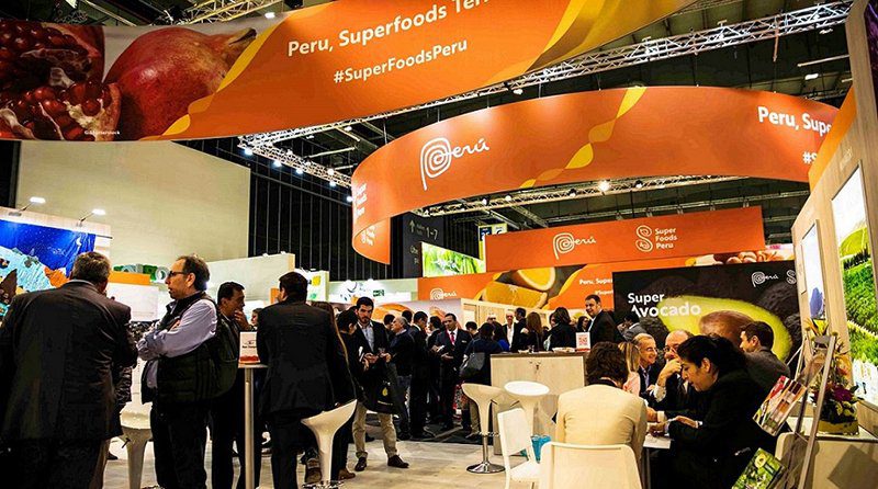 Perú deslumbra en feria internacional de frutas y hortalizas