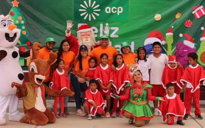 ACP compartió el espíritu navideño con miles de niños