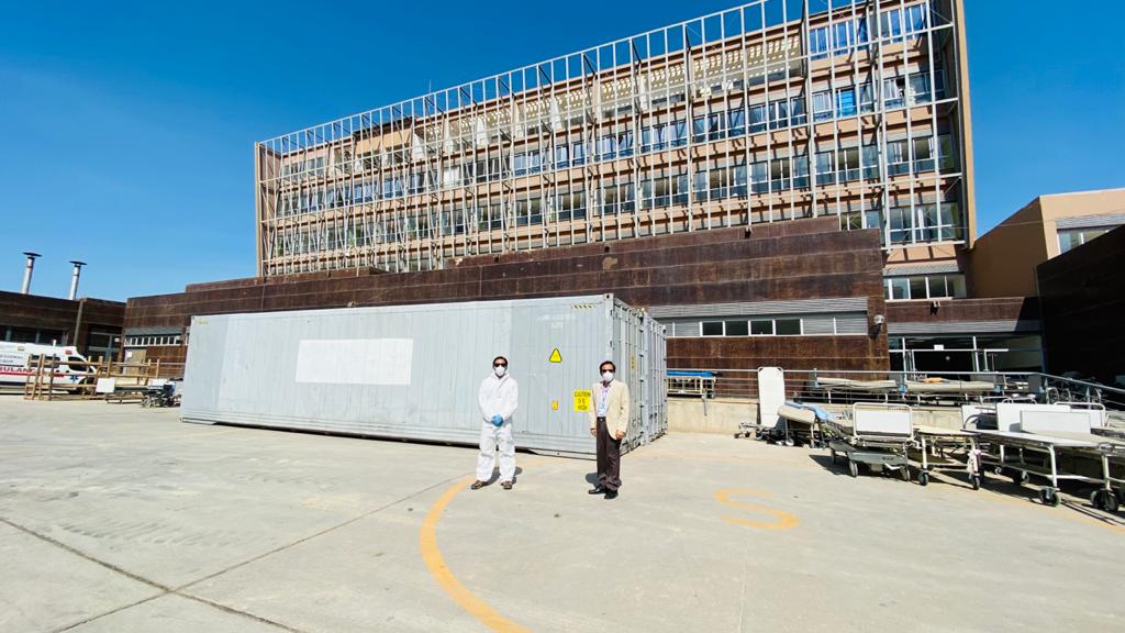 Cerro Prieto entrega contenedores frigoríficos para apoyar a la lucha contra el COVID-19