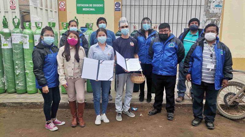 La Libertad: Hortifrut colaboró con balones de oxígeno para la atención de pacientes COVID-19 de Chao y Virú