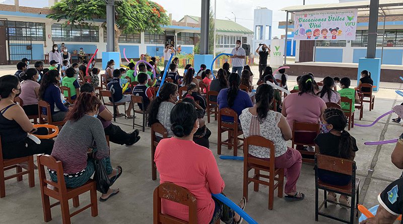 Virú S.A. promueve el desarrollo de valores y creatividad de más de 200 niños con el reinicio de su Programa de Vacaciones Útiles 2022