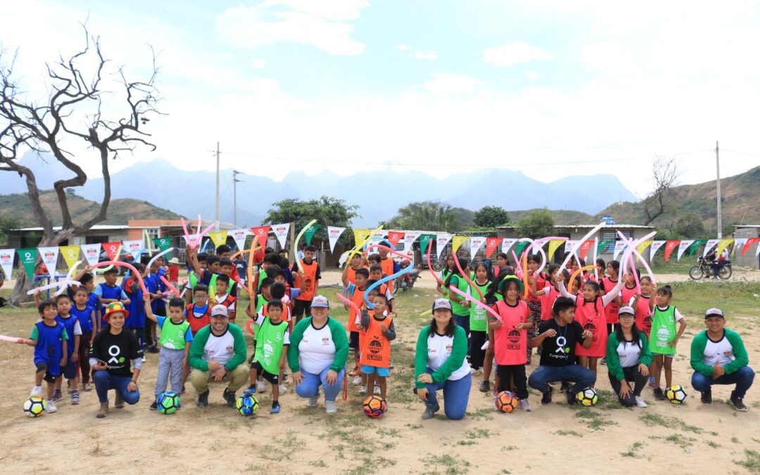 Hortifrut expande su proyecto con Fútbol Más e inauguran programa en Nuevo Chao y Olmos