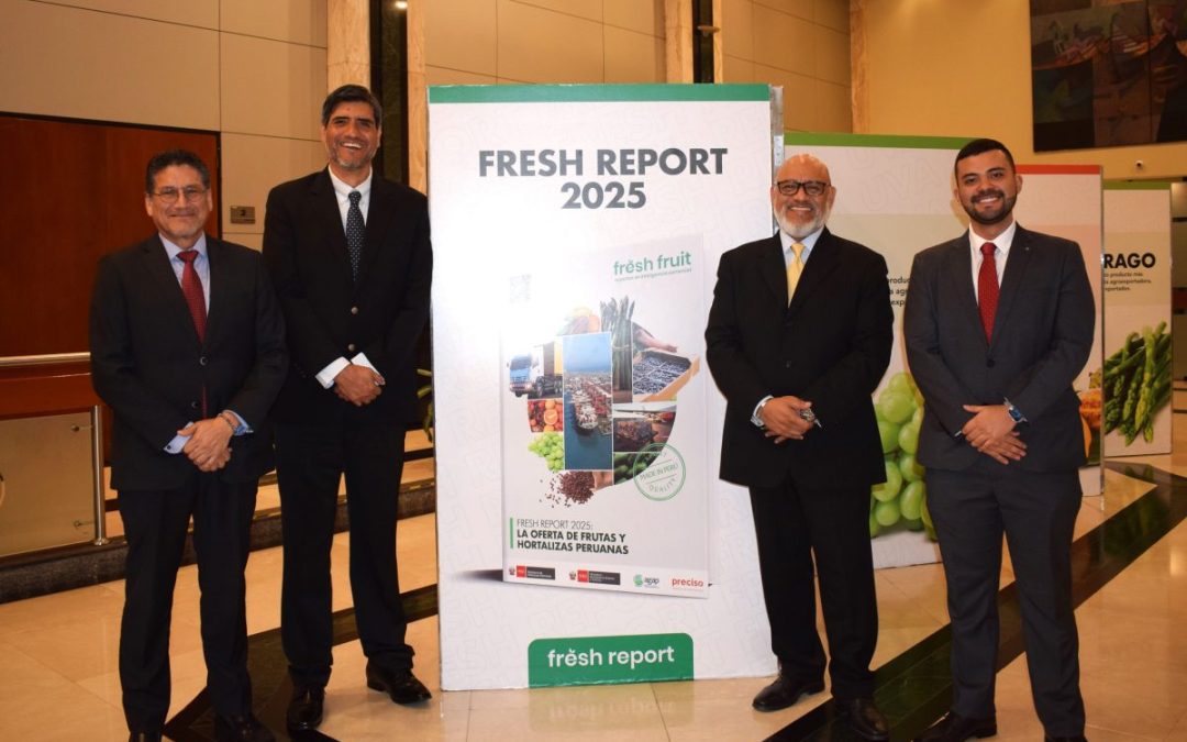 Presentan catálogo “Fresh Report 2025” para potenciar agroexportaciones