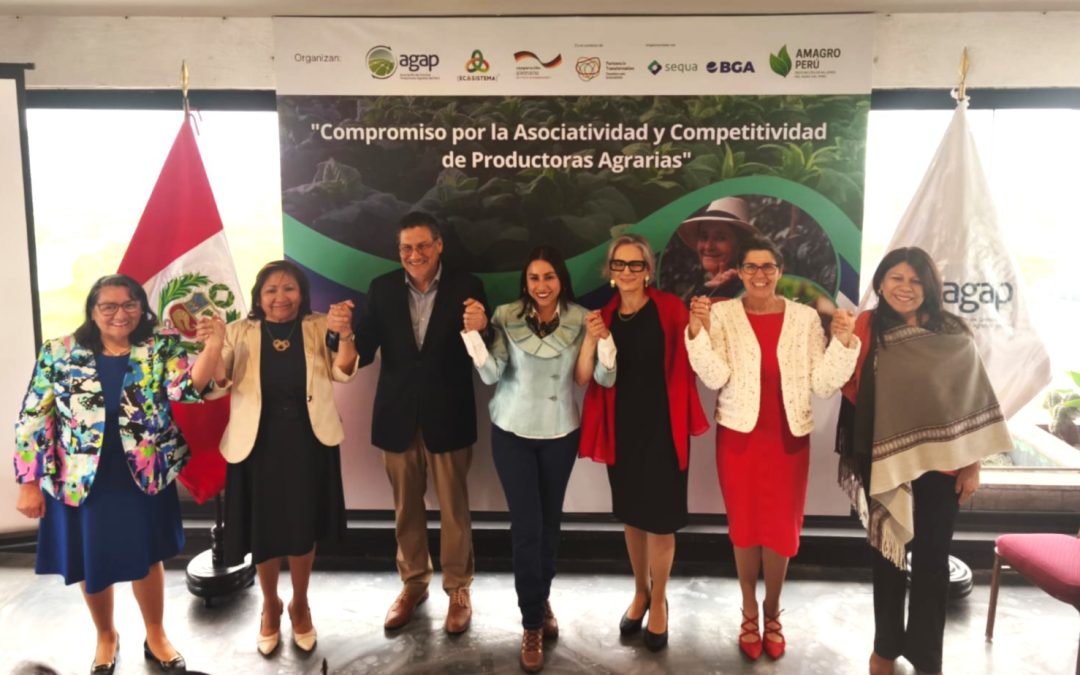 AGAP y AMAGRO Perú anuncian alianza y compromiso para impulsar la asociatividad y competitividad de las mujeres productoras del agro