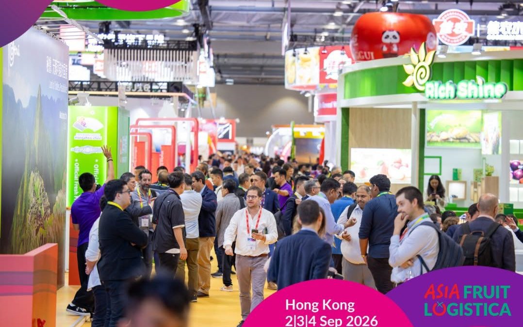 Asia Fruit Logistica 2026 reunirá en Hong Kong a la industria mundial de productos frescos